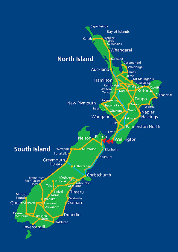 detailed map of new zealand south island. Zealandexplore new zealand